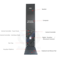 STATION MULTIMEDIA MURALE POUR CLASSE FC4000