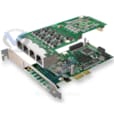 carte de 4 ports T2/E1, bus PCI 3,3V/5V. A 104