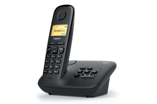 Gigaset Téléphone sans fil A170A, avec répondeur - noir A170A