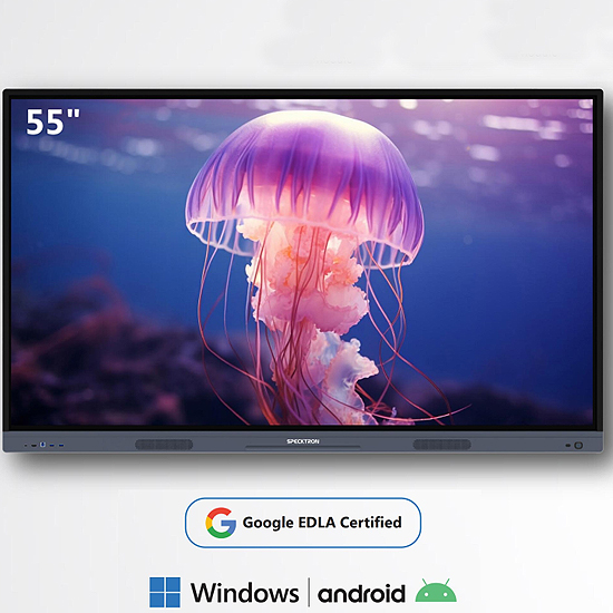 Écran Interactif 55 POUCES Tactile Google EDLA Certified ROM 128GB RAM 8GB CDX-55i