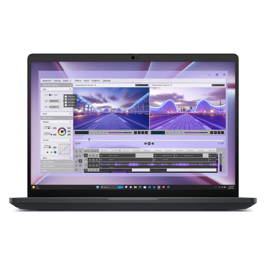 DELL LAPTOP Pro Max 16 MC16250 16'' Ultra 7-265H 32Go 1To SSD GC RTX 1000 8GB Win11 Pro Gris 36Mois MC16250-PRMX-RTX1000