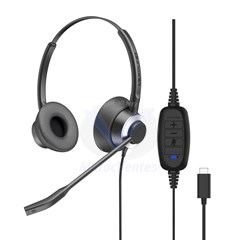 Casque Binaural Connexion USB-C Cordon USB C-BX PRO 5000 B USB-C BX