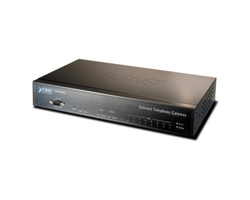 Passerelle VoIP H.323 / SIP à 8 ports (4 * FXS + 4 * FXO) Double protocole SIP H323 VIP-880