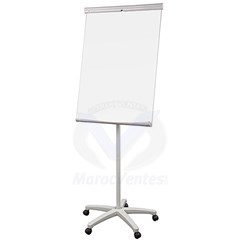 FLIPCHAT PAPERBOARD AVEC BRAS & ROULETTES